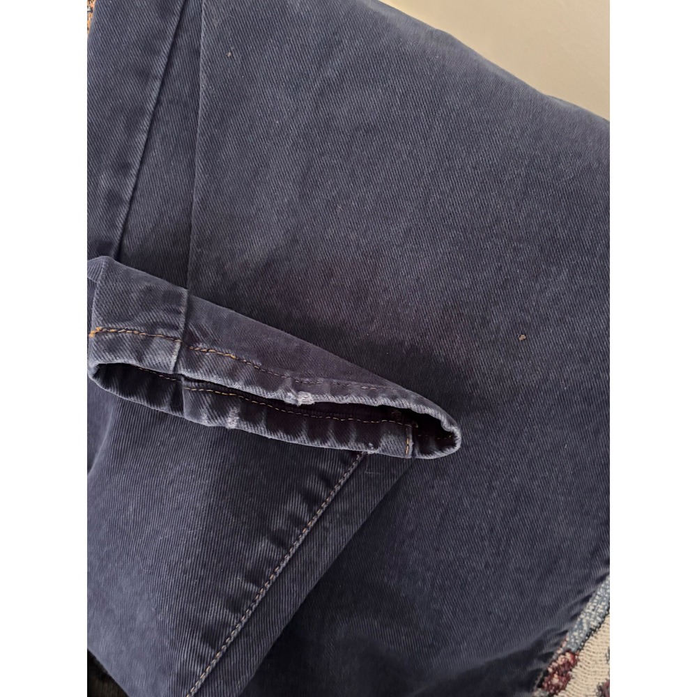 Marithe Francois Girbaud Vintage High Waisted Tapered Leg Jeans Indigo Blue 7/8 - Picture 6 of 8
